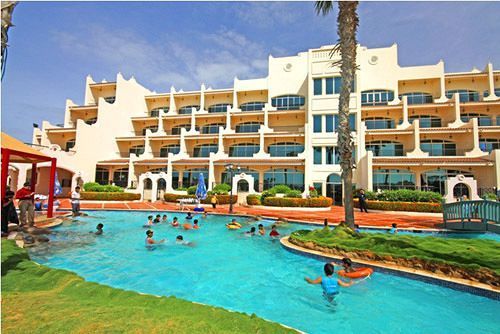 Durrah Beach Apartment Durrat Al-Arusz Kültér fotó